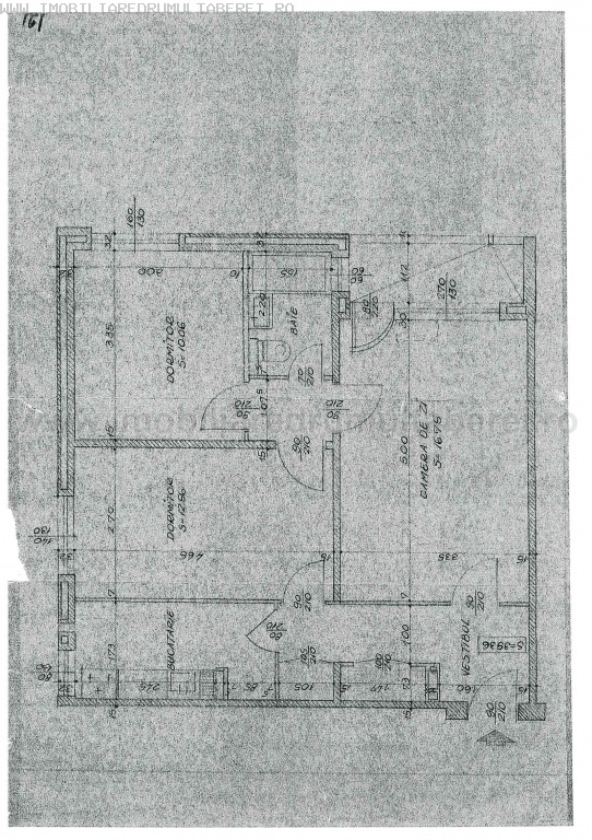 vanzare apartament 3 camere, Favorit, cf 1, etaj 10/10, circular,      pret 50.000 EUR