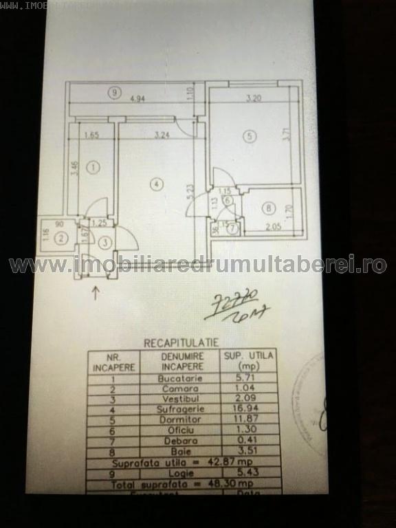 vanzare apartament 2 camere, Orizont, AFI Cotroceni, cf 1, etaj 1/4, semidecomandat, liber,       pret 58.000 EUR