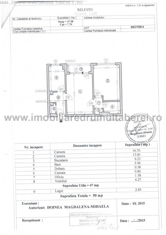 vanzare apartament 2 camere, Raul Doamnei, cf 1, etaj 4/10, semidecomandat, liber,      pret 58.000 EUR