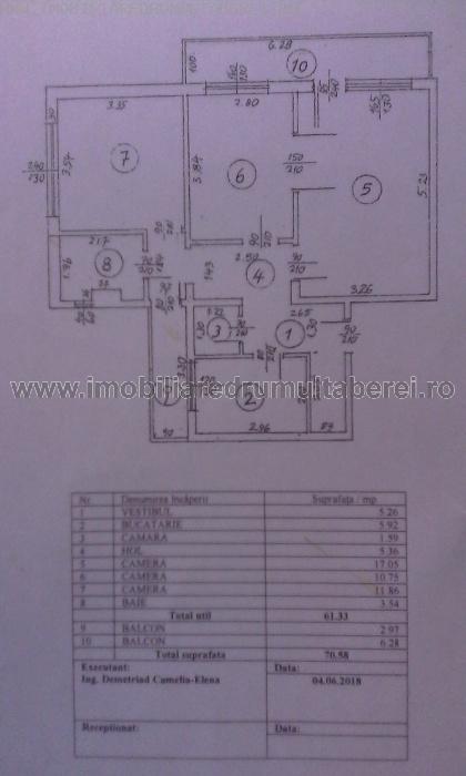 vanzare apartament 3 camere, Prelungirea Ghencea, cf 1, decomandat, etaj 2/10, 2 balcoane,          pret 68.000 EUR