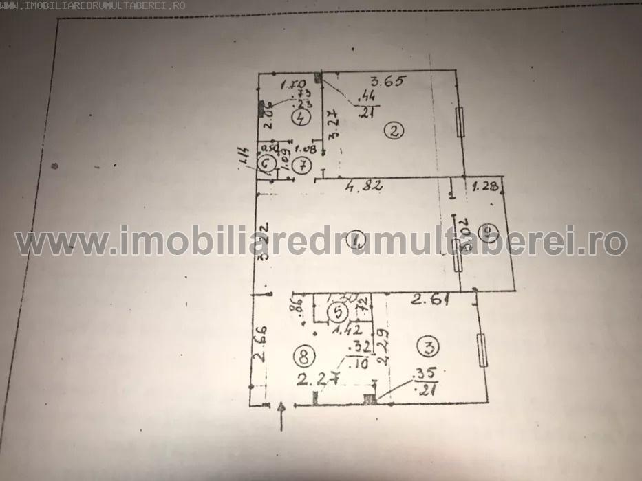 vanzare apartament 2 camere, Romancierilor, cf 1, etaj 3/4, semidecomandat, liber,         pret 55.000 EUR