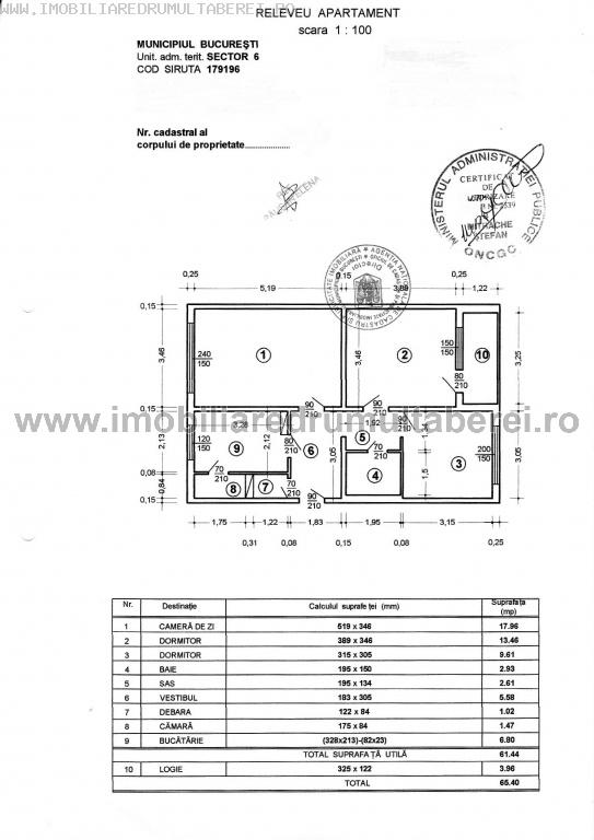 vanzare apartament 3 camere, Romancierilor, cf 1, decomandat, parter/4, balcon,        pret 75.000 EUR