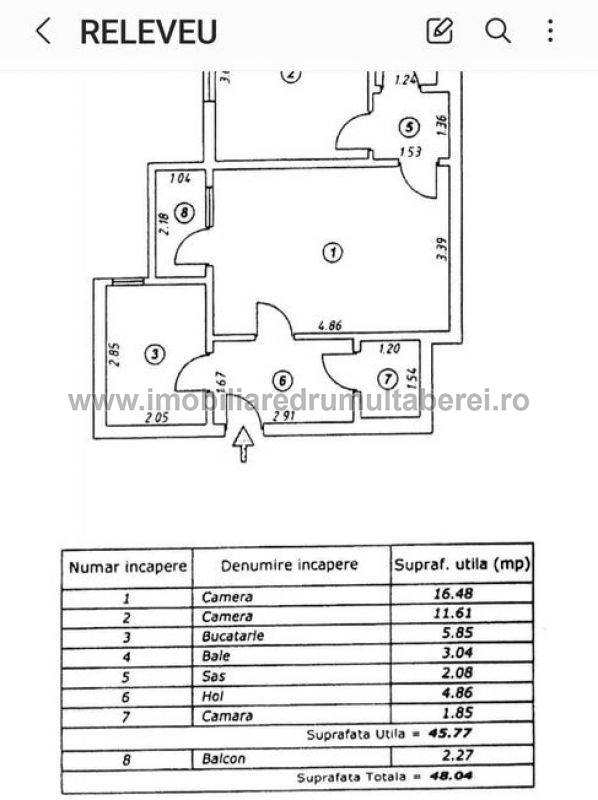 vanzare apartament 2 camere, AFI Cotroceni, Sibiu, cf 1, etaj 3/10, semidecomandat, bloc reabilitat,         pret 120.000 EUR