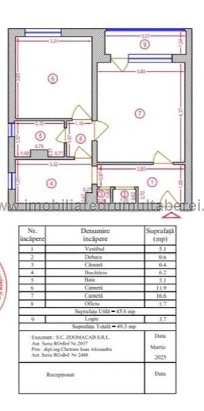 vanzare apartament 2 camere, Favorit Metrou, Sibiu, cf 1, etaj 9/10, circular, liber,         pret 90.000 EUR