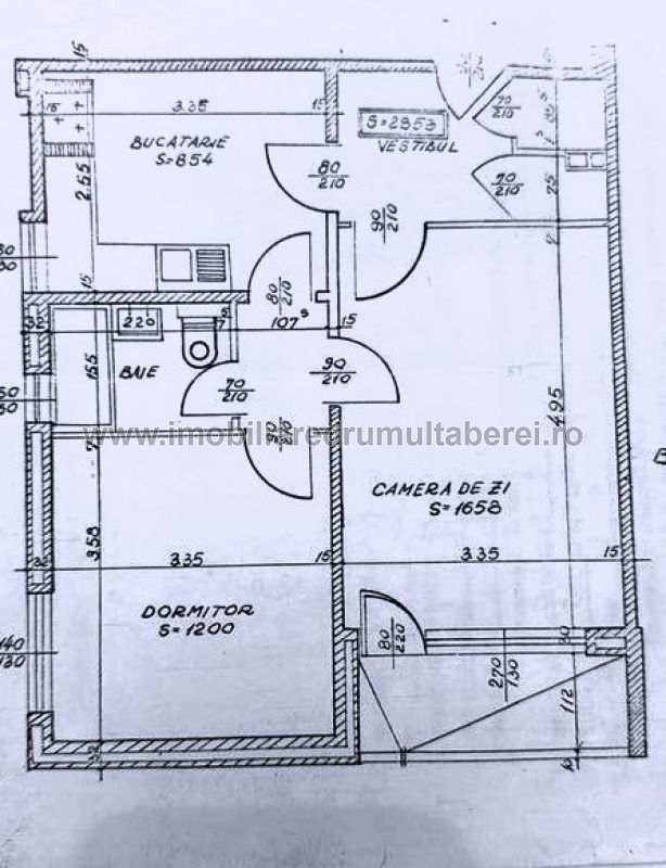 vanzare apartament 2 camere, Lovinescu, Metrou Raul Doamnei, cf 1, etaj 5/10, circular, liber,          pret 100.000 EUR