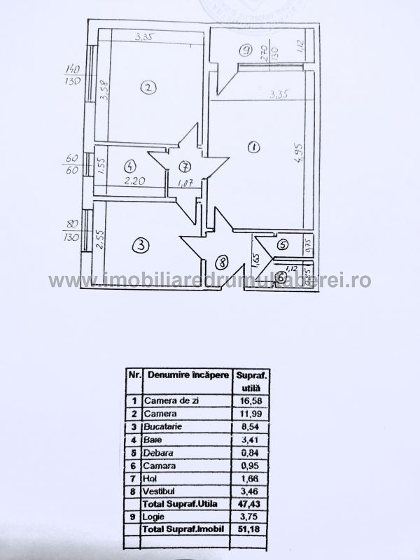vanzare apartament 2 camere, Valea Calugareasca, Metrou Raul Doamnei, cf 1, etaj 10/10, circular, liber,          pret 75.000 EUR