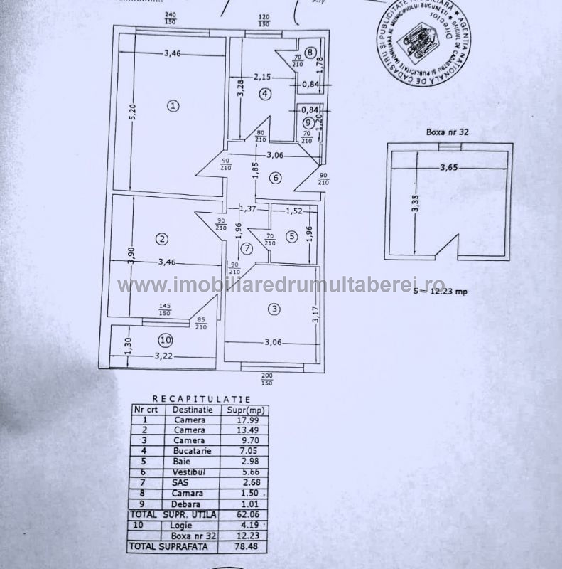 vanzare apartament 3 camere, Metrou Constantin Brancusi, Parva, cf 1, decomandat, parter inalt/4, mobilat,             pret 120.000 EUR