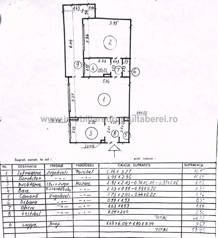 vanzare apartament 2 camere, Parc Drumul Taberei, Metrou, cf 1, etaj 2/9, semidecomandat, bloc reabilitat,            pret 108.000 EUR